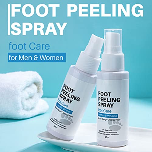50ml Foot Peeling Spray Hidratante para el Cuidado de los pies Spray para pies ásperos y agrietados