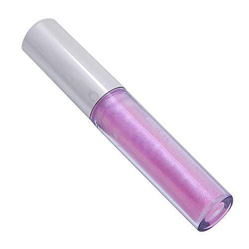 6 Colors Glitter Lip Gloss Long Lasting Mermaid Lip Gloss Glitter Liquid Lipstick for Party Makeup(3#)