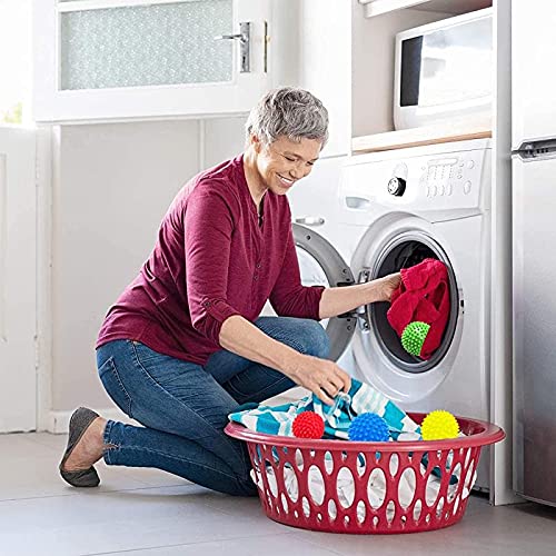 8 piezas Bolas de Secadora de Lavadora Reutilizables, Bolas secadora, Ahorra Energía, Fácil de Usar, Una Ropa Más Suave Bolas de secado para secadora