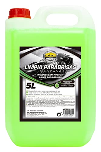 ABC CAR CLEANERS MOT20325MA LAVAPARABRISAS AROMA MANZANA 1 GARRAFA 5 LITROS, 1 UD