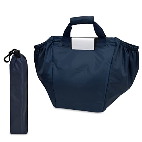 achilles Easy-Shopper, bolsa plegable para carrito de compras, bolsa de compras adecuada para todos los carritos de compras comunes, 54 cm x 35 cm x 39 cm