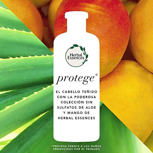 Acondicionador Herbal Essences Bio: Renew sin Sulfatos con Aloe Intenso Y Mango, en Colaboración con el Royal Botanic Gardens de KEW