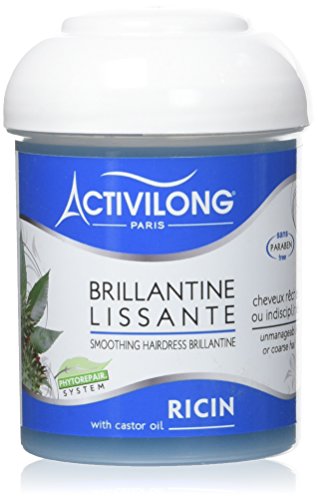 Activilong Brillantine Lissante - Arcilla de ricino para peinar el cabello, 125 ml