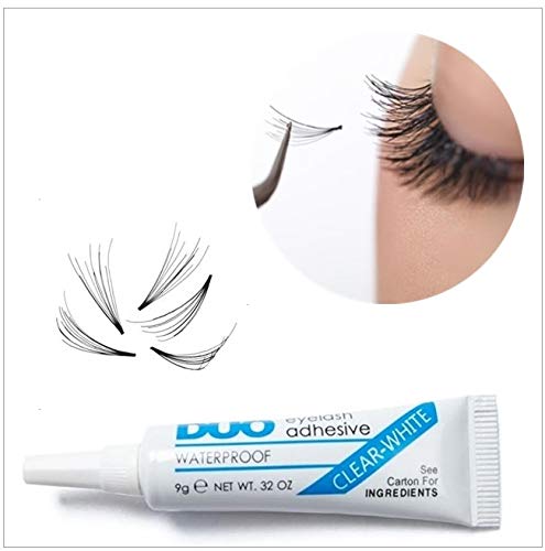 Adhesivo Pestañas Postizas & cejas artificiales, DUO Strip lash adhesive, pegamento de látex para pestañas postizas y la piel, prueba de agua, vegano