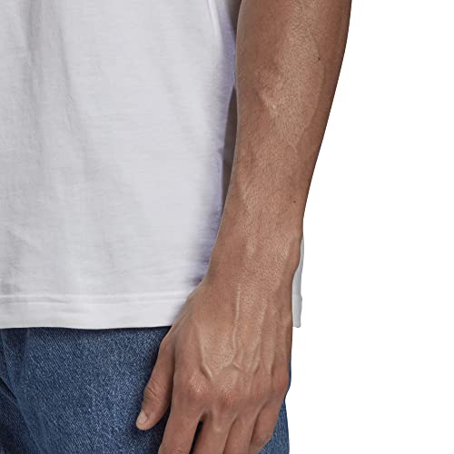 Adidas Camiseta modelo 3-STRIPES TEE, color Blanco, talla M