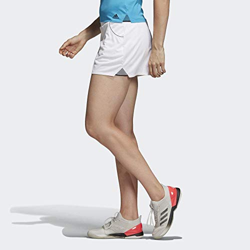 adidas Club Falda de Tenis, Mujer, Blanco, L