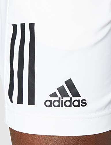 adidas Club Pantalones Cortos, Hombre, Blanco/Negro, M