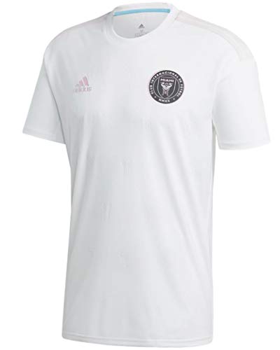 adidas Inter Miami FC 2020-21 Home Away Beckham Jersey (Youth US Size Large) White/Pink