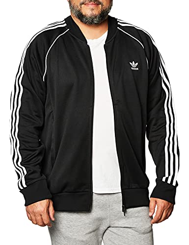 adidas SST TT P Blue Sweatshirt, Hombre, Black/White, L