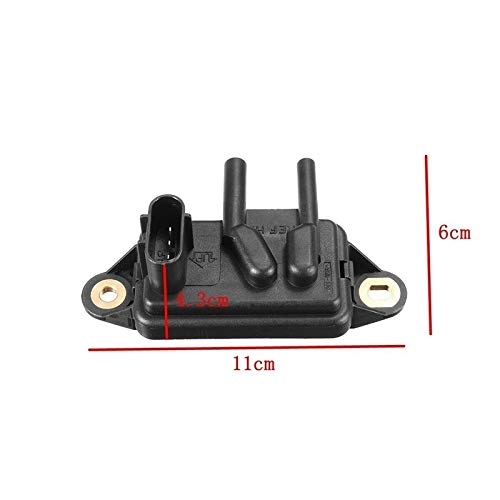 Admisión de aire EGR EGR Presión de la presión Posición Sensor F77Z9J460AB para Ford para Lincoln Mazda para Mercury para Mariner (Color : Black)