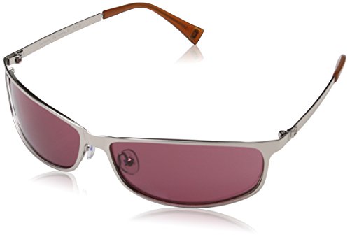 Adolfo Dominguez Ua-15076-102 Gafas de Sol, Silver-Amber, 63 para Mujer