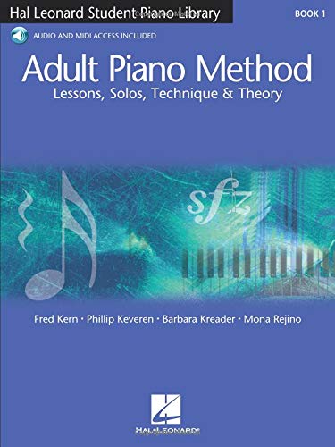 Adult piano method book 1 piano +enregistrements online: Us Version (Student Piano Library)