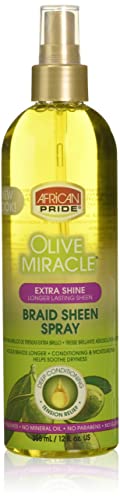 African Pride Braid Sheen spray de brillo extra 355 ml