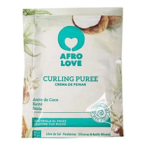 Afro Love crema de peinado para rizos con Aceite de Coco, Karité & Sábila 235g