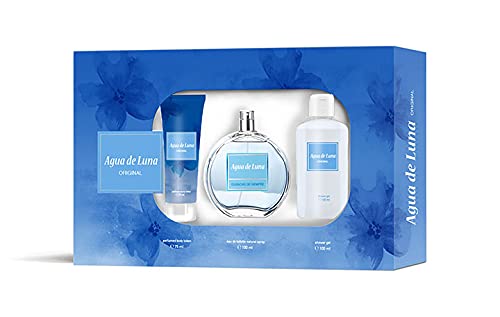 Agua de Luna Estuche de Regalo para Mujer EdT 100 ml + Body Lotion 75 ml + Gel Baño 100 ml