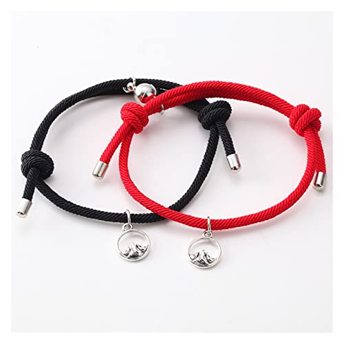 Aleación Pareja Pulsera Boda San Valentín Día Favorita Regalos for niña Amistad Acero Amistad de la Cuerda joyería Regalo Favores de Fiesta, Hogar y Jardín, Regalo