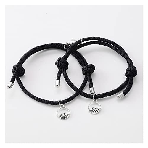 Aleación Pareja Pulsera Boda San Valentín Día Favorita Regalos for niña Amistad Acero Amistad de la Cuerda joyería Regalo Favores de Fiesta, Hogar y Jardín, Regalo