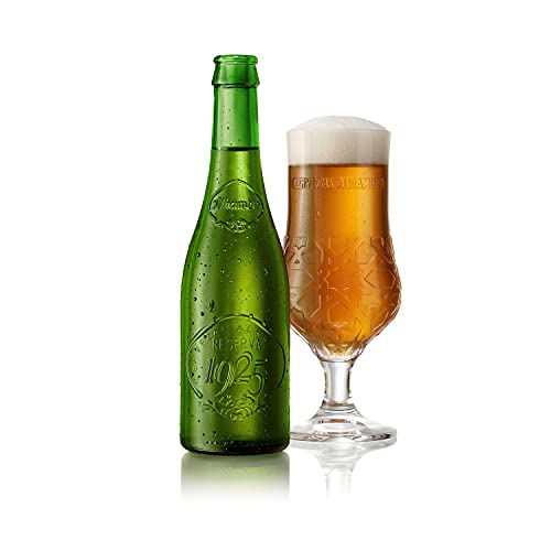 Alhambra - Reserva 1925 Cerveza Dorada Lager, 5.4% Volumen de Alcohol - Pack de 4 x 33 cl