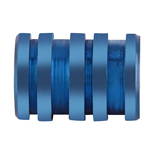 Alomejor Cordón de Cuchillo Cordón de Titanio Cuenta de paracaídas Cuenta de Paracord Cuentas EDC Colgantes al Aire Libre para cordón Exterior(Blue)