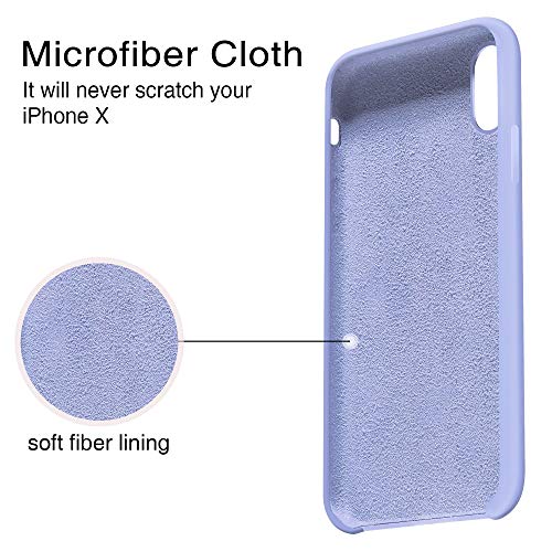 Alsoar Compatible para Funda iPhone 11 Pro MAX 2019 (6.5 Inch) Ultra Suave Líquido de Silicona Gel Carcasa Slim con Forro de Gamuza de Microfibra Cojín Cover Bumper Protección Case (Azul Cielo)