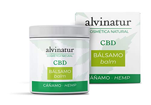 ALVINATUR - Bálsamo CBD menta 100ml, Con Aceites de Cáñamo, romero, menta, Oliva, y almendras dulces, Para zonas concretas del cuerpo