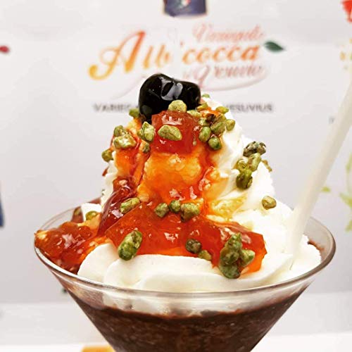 Amarena jarabe de cereza del postre, helados, pasteles, tortas, cocktails, 460 gramos