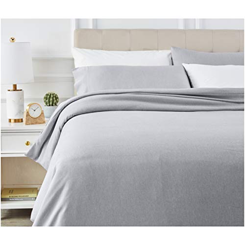 Amazon Basics - Juego de ropa de cama con funda de edredón, de microfibra, 220 x 250 cm, Gris pizarra