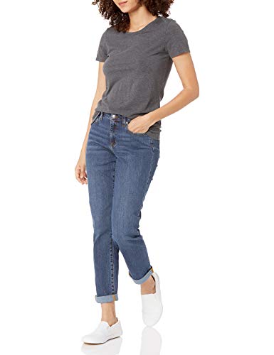 Amazon Essentials Girlfriend Jean Jeans, Medium Dark Wash, 46