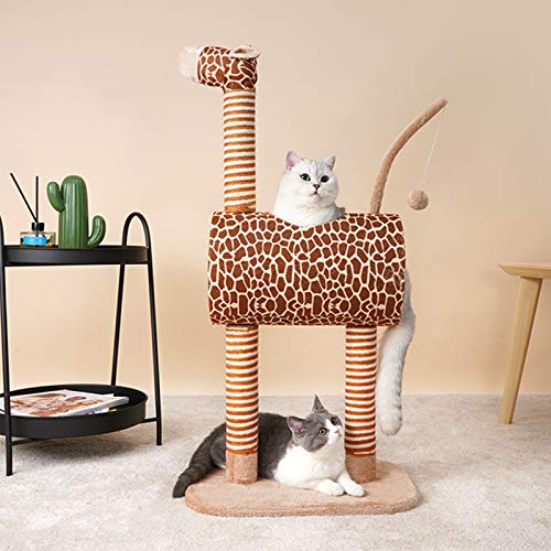 ANANAN Marco de Escalada para Gatos Jirafa, apartamento para Gatos y árbol para Gatos una Villa pequeña, Marco para Gatos, Marco para Escalar para Gatos, Suministros para Juguetes