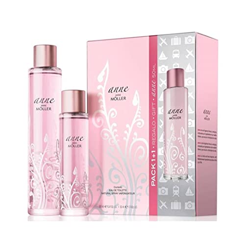 Anne Möller, Set de fragancias para Mujer, EDT 100 ml + Leche corporal 200 ml