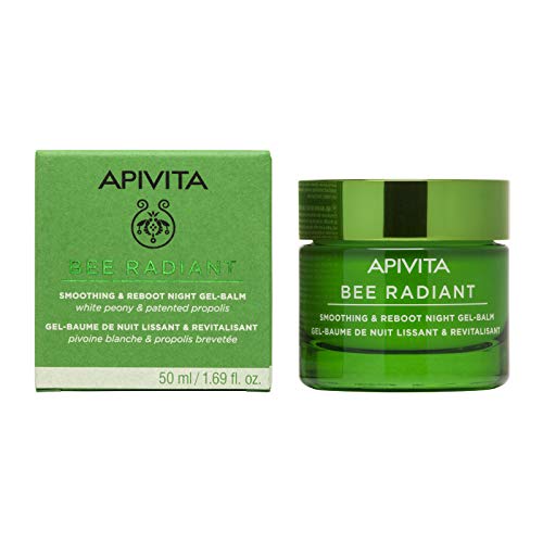 Apivita Bee Radiant Gel-bálsamo de noche - alisa y restaura la piel