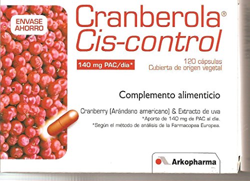 Arkopharma Cranberola Cys Contol 120 Caps Arándano 140mg Pac /Day Slender Producto