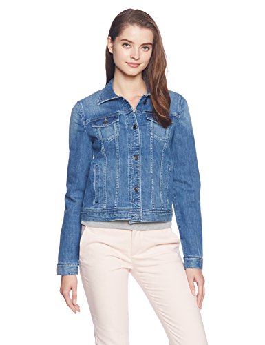 Armani Exchange 10,5 Ounces Chaqueta Vaquera, Azul (Indigo Denim 1500), X-Small para Mujer