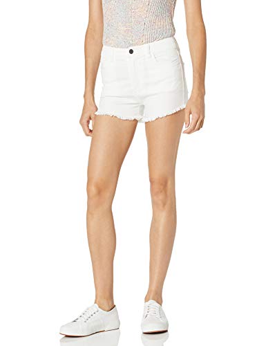 Armani Exchange 8,6 Ounces Stretch Bull Pantalones Cortos, Blanco (White Denim 0102), 46 (Talla del Fabricante: 31) para Mujer