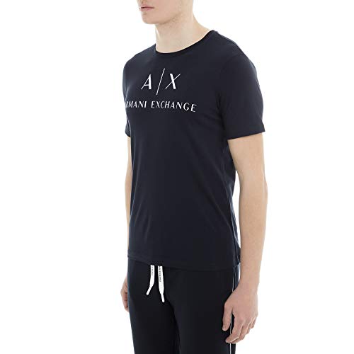 Armani Exchange 8nztcj Camiseta, Azul (Navy 1510), M para Hombre
