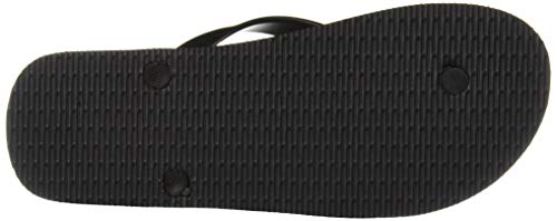 Armani Exchange Classic Flip Flop, Chanclas Hombre, Negro (Black+White Logo 00002), 41 EU