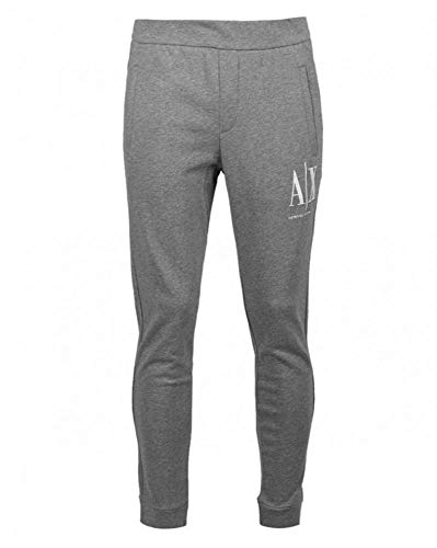 Armani Exchange Icon Tracksuit Bottom Pantalones de Deporte, Gris (Bc09 Grey 3930), 50 (Talla del Fabricante: Medium) para Hombre