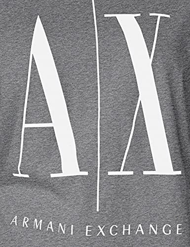 Armani Exchange Icontee Logo Camiseta, (Bc09 Grey 3930), Medium para Mujer