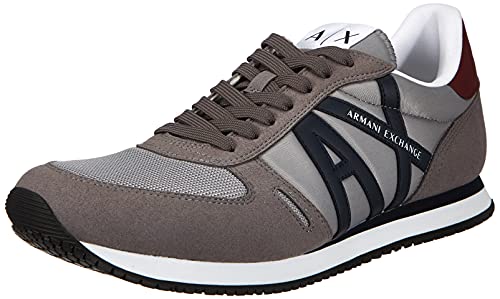 Armani Exchange Retrorunning, Zapatillas Hombre, Gris K583, 40 EU