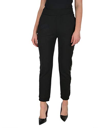 Armani Exchange Vaqueros Ajustados Pantalón Deporte, Negro, S para Mujer