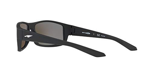 Arnette 0AN4224 01/22 59 Gafas de Sol, Negro (Matte Black/Polardarkgreymirrorwater), Hombre