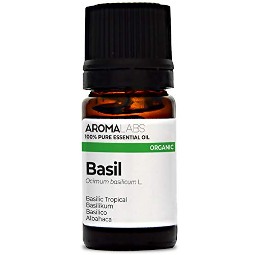 Aroma Labs Aceite esencial 100% natural y BIO - Albahaca