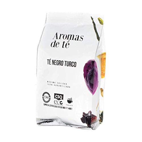 Aromas de Té | Té Negro Turco 100gr | Té Negro Digestivo y Antioxidante con Canela y Manzana de Turquía | Infusión Detox | Té Negro de Agradable Sabor y Aroma