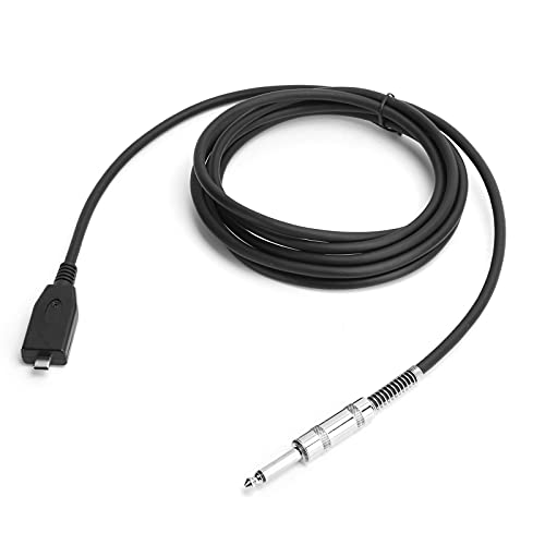 ASHATA Cable de Audio USB-C a 6.35 mm, Cable de grabación de Guitarra Tipo C Macho a 6.35 mm, para amplificadores, Cine en casa, Consola de Mezclas(9,8 pies)