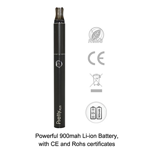 ATMAN® Pretty Plus electronico Vaporizador Pluma Para Hierbas Secas,Cámara cerámica de 1.8ml y calefacción de 360 grados Batería de litio de alto rendimiento Vaporizador portátil No Nicotina