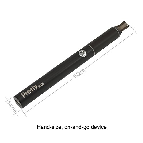 ATMAN® Pretty Plus electronico Vaporizador Pluma Para Hierbas Secas,Cámara cerámica de 1.8ml y calefacción de 360 grados Batería de litio de alto rendimiento Vaporizador portátil No Nicotina