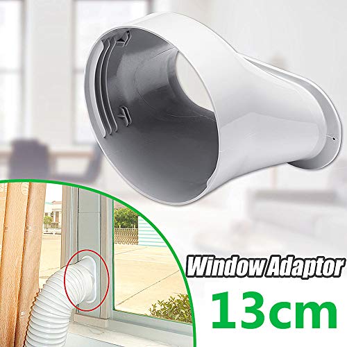 Auleset Kit De Aire Acondicionado Móvil, Conector De Tubo Adaptador De Ventana De 13 Cm para Manguera De Escape De Aire Acondicionado Portátil Talla única 13cm