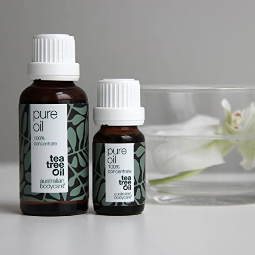 Australian Bodycare Pure Oil, 100% Tea Tree Oil, 10ml | El aceite de árbol de té de grado farmacéutico calma las irritaciones comunes de la piel | Aceites esenciales de aromaterapia I Natural