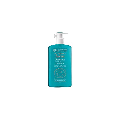 Avene Cleanance Gel Nettoyant/Cleanance - Limpiador de gel sin jabón (400 ml)