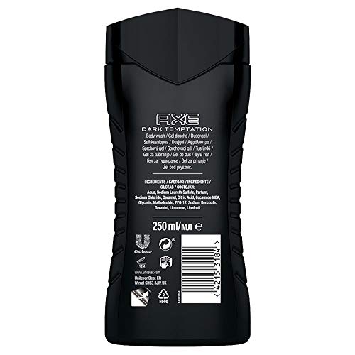 AXE Gel Douche Homme Dark Temptation 250 ml -1 unidad